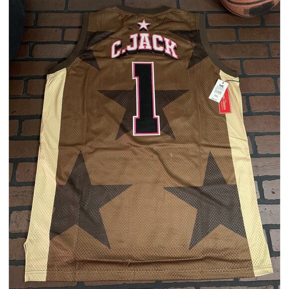 C.JACK / HOUSTON Headgear Classics Basketball Jersey ~Never Worn~ 3XL - Picture 2 of 2
